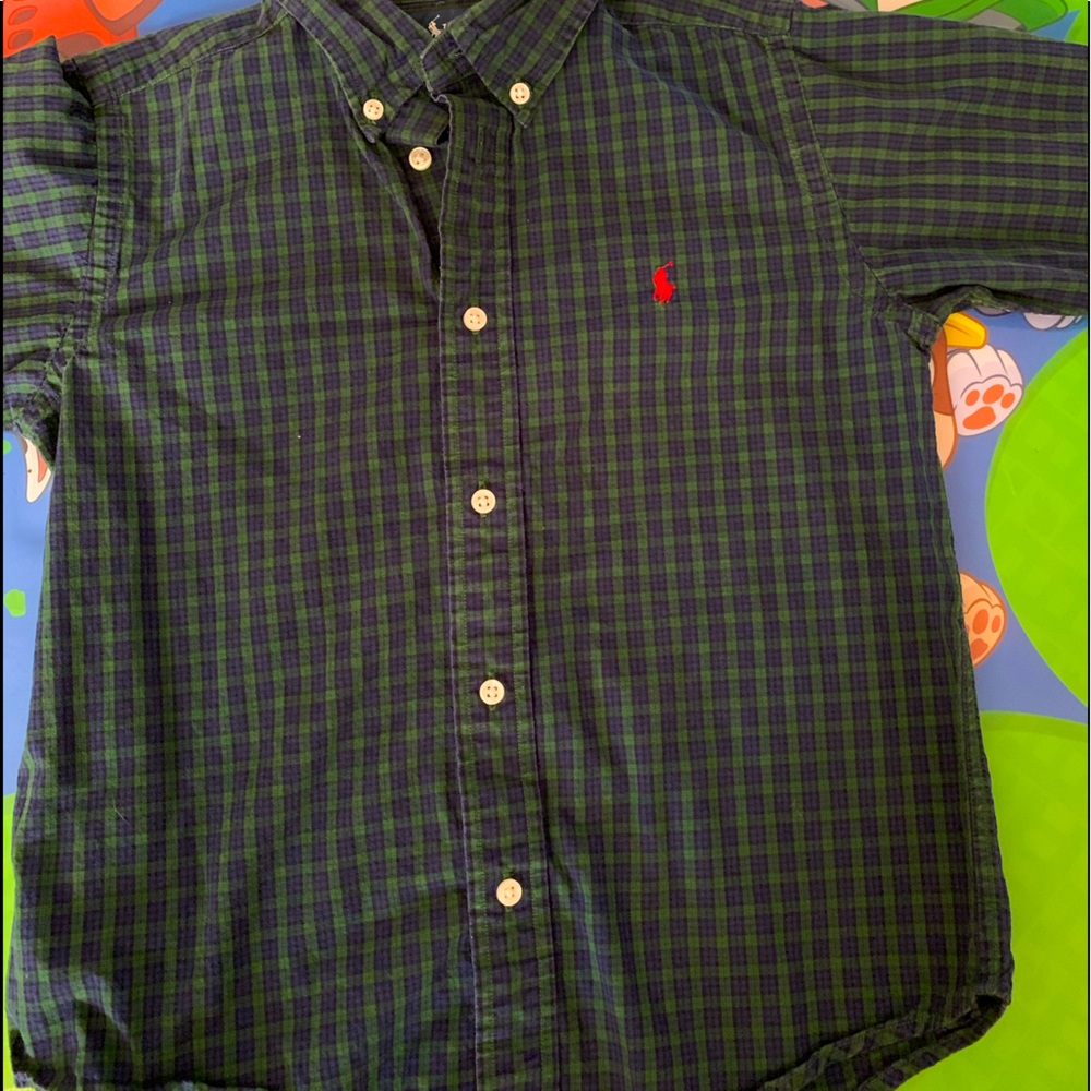 Boys polo button down